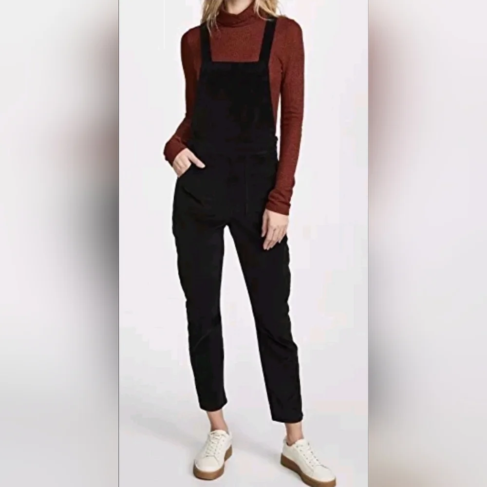 ❤️ MADEWELL VELVET SKINNY OVERALLS, MEDIUM - Picture 2 of 12
